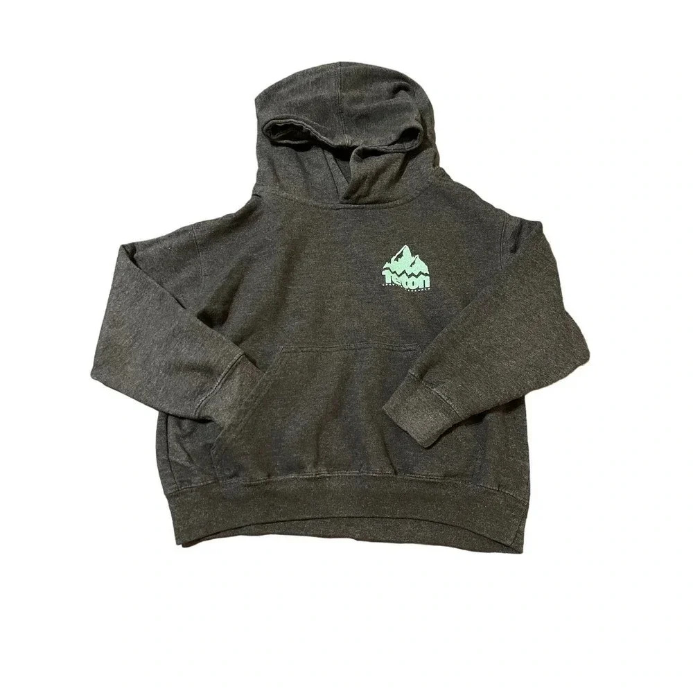 Teton Technogravity Research Youth Unisex Sweatshirt Hoodie SZ Small Dark Grey - Picture 2 of 5